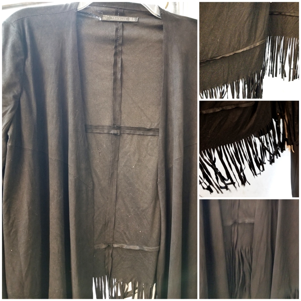 Trafaluc fringe jacket